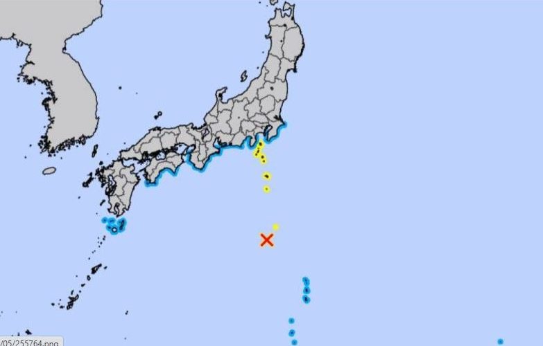 जापानमा गयो भूकम्प, मौसम विभागले दियो सुनामीको चेतावनी