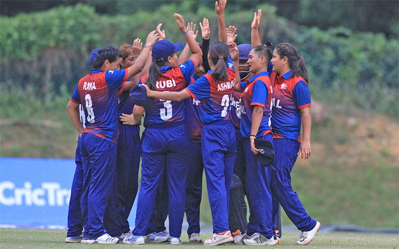 नेपाली महिला क्रिकेट टिमद्वारा जापान पराजित