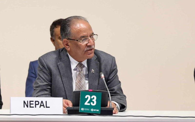 कोप-२८ लाई नेपालले अवसरका सदुपयोग गर्ने प्रधानमन्त्रीको भनाई