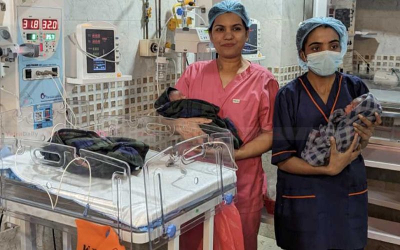 आइभीएफ प्रविधिबाट वीरगन्जमा उपचाररत महिलाले जन्माइन तिम्ल्याहा बच्चा