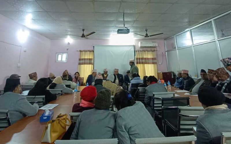 राष्ट्रिय सभाका उम्मेदवारसँग धनगढीमा सत्ता गठबन्धनको चियापान