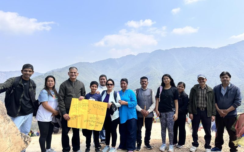 अन्पाको पाँचौँ साहित्यिक पदयात्रा सम्पन्न