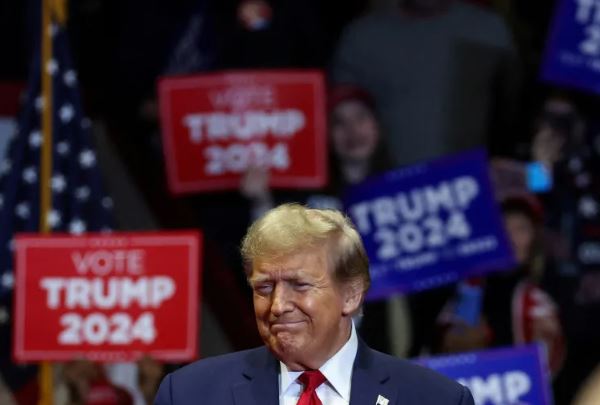 अमेरिकन राष्ट्रपति निर्वाचनको दौडमा ट्रम्प ९८ प्रतिशतसहित विजयी