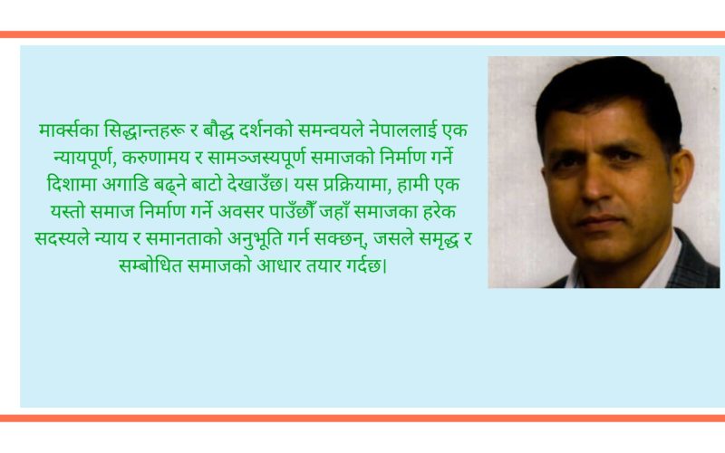 कार्ल मार्क्स औ बौद्ध दर्शन: एक अन्तरविषयी अन्वेषण
