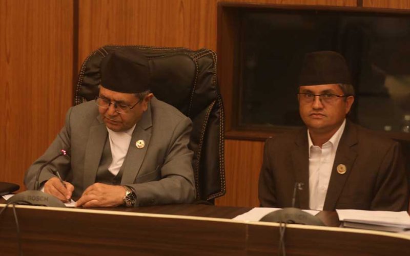 सभामुखको उपस्थितिमा सहकारी ठगी छानबिन संसदीय समितिको पहिलो बैठक सुरु